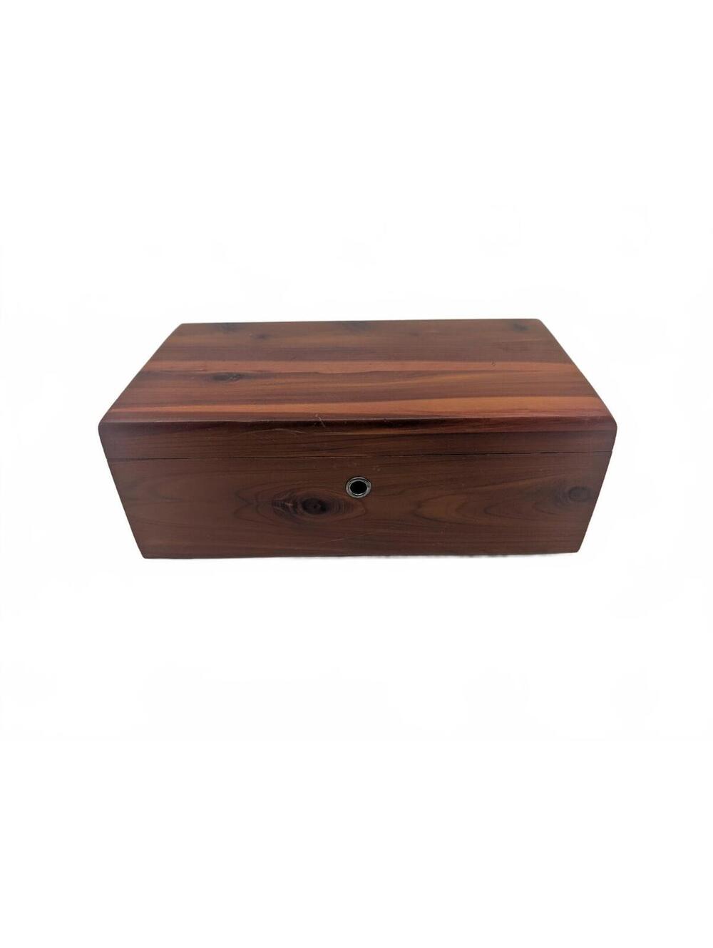 Vintage Lane Miniature Cedar Chest Keepsake Box Working Lock and Key